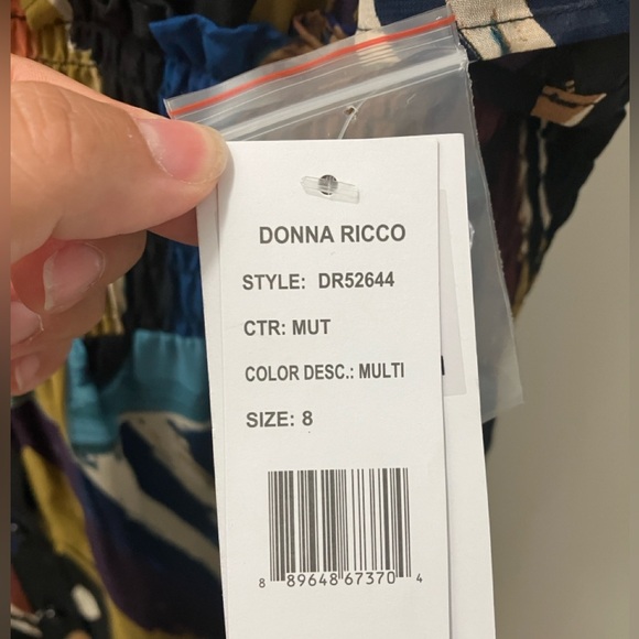 Donna Ricco Maxi dress multicolored - Picture 5 of 9